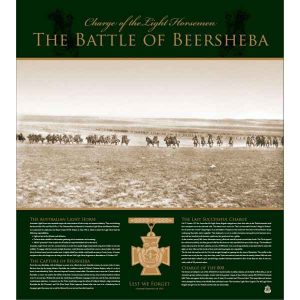 Australian history - an image and word description about The Battle of Beersheba