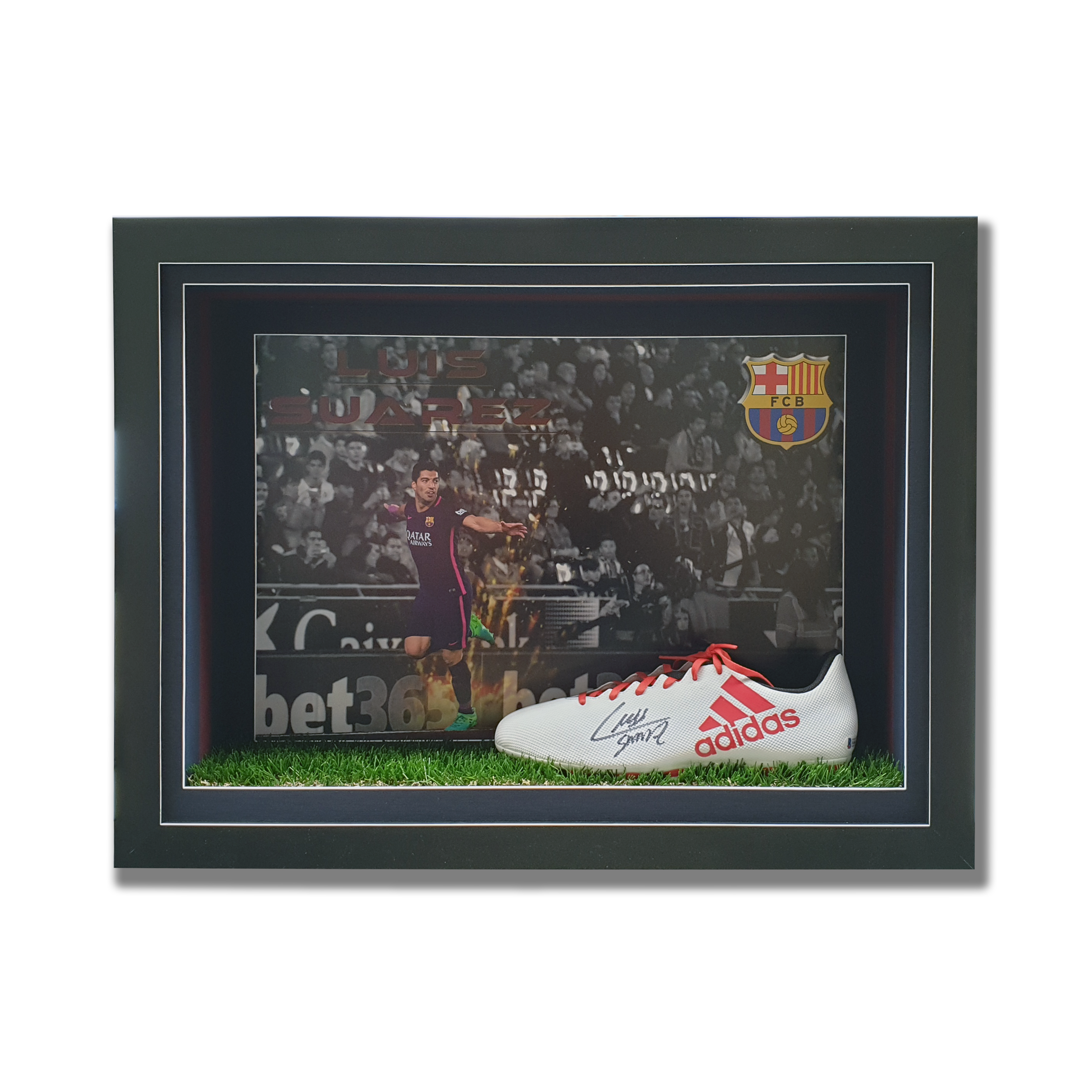 New Luis Suarez Signed Limited Edition Memorabilia Framed 
