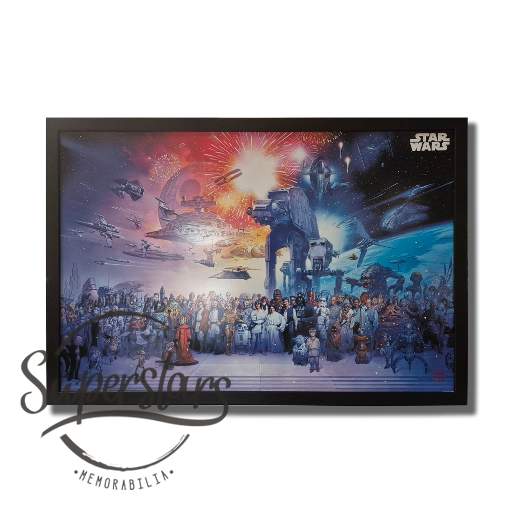 Star Wars Universe Poster - The complete cast