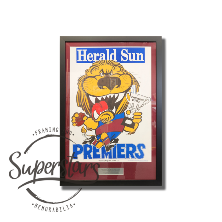 Brisbane Lions Memorabilia Superstars Framing and Memorabilia