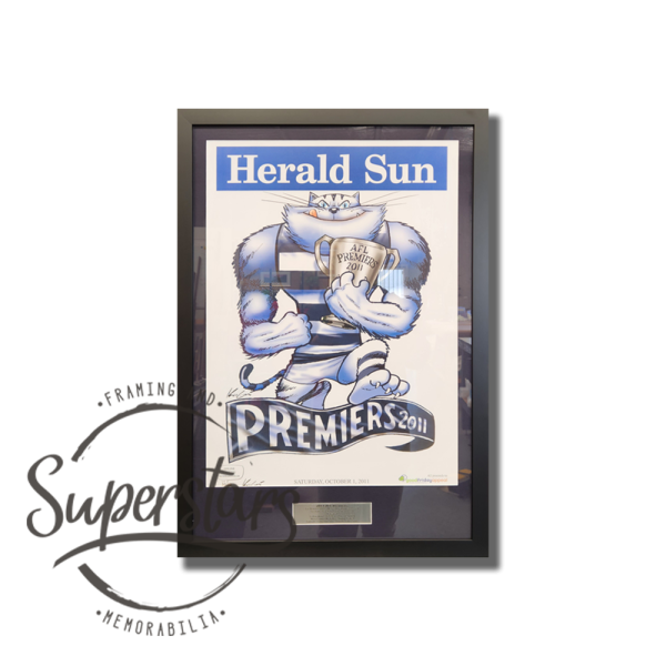 Geelong Premiership Memorabilia 2011 Superstars Framing